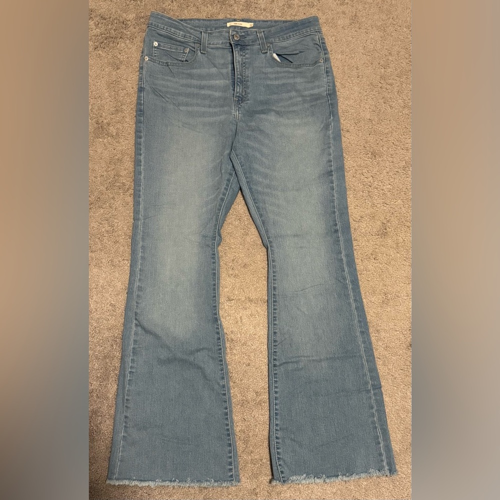 Levi's Women's Light Blue Flare Jeans